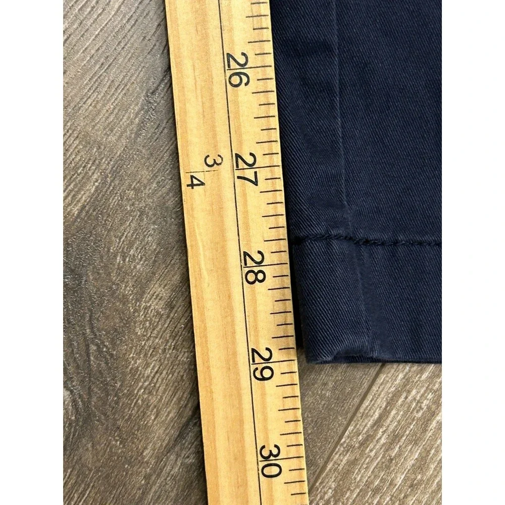 J Crew 484 Slim Pants Mens 32x30 Navy Blue Chino Casual AR885